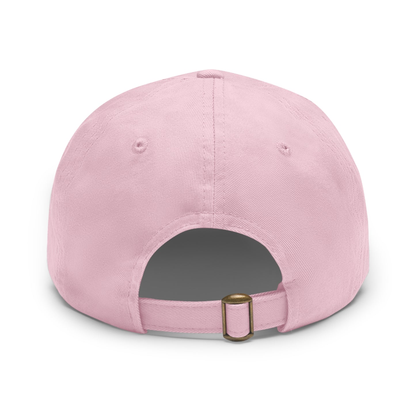 ADULT Hat with Leather Patch (Round)
