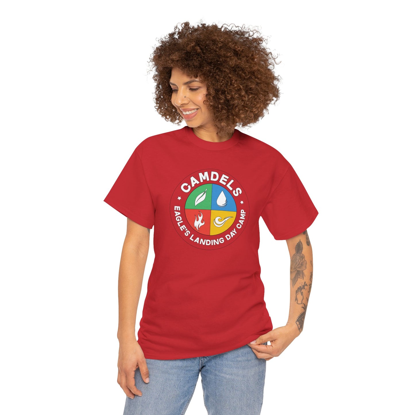 STAFF CAMDELS Tribal Unisex Heavy Cotton Tee