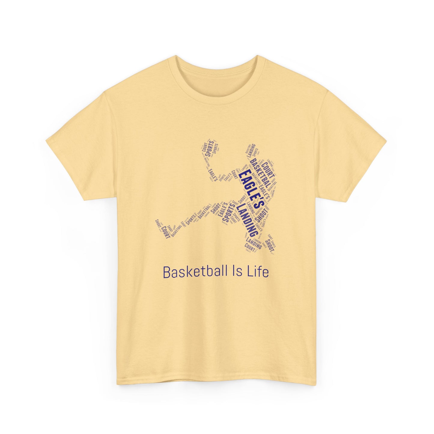 STAFF Basketball Is Life Unisex Heavy Cotton Tee