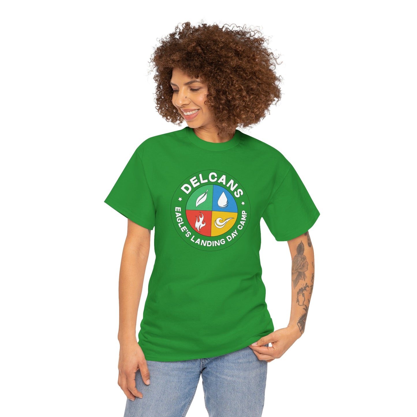 ADULT DELCANS Tribal Unisex Heavy Cotton Tee