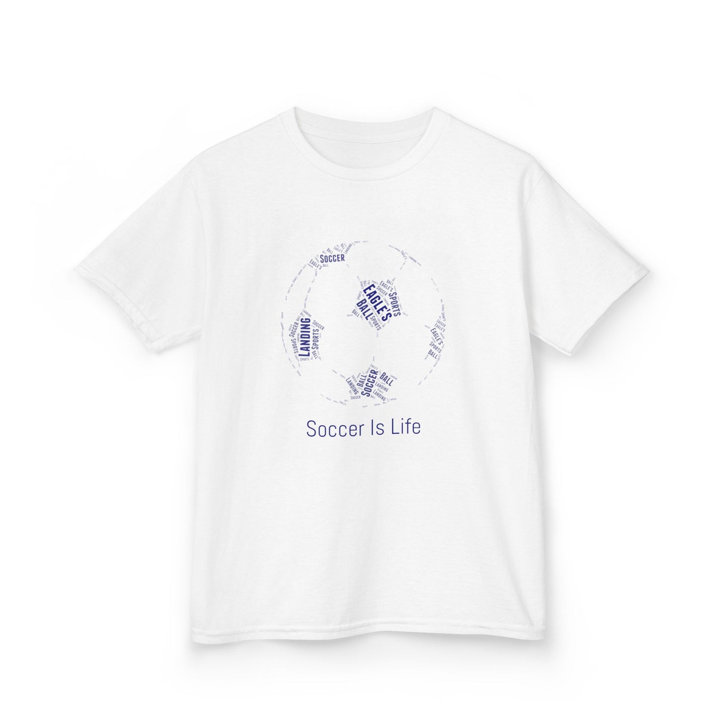 STAFF Soccer Ball Kids Heavy Cotton Tee - Perfect for Young Athletes